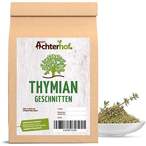 Thymian 100g getrocknet und gerebelt als Gewürz oder Thymian-Tee natürlich vom-Achterhof von vom-Achterhof