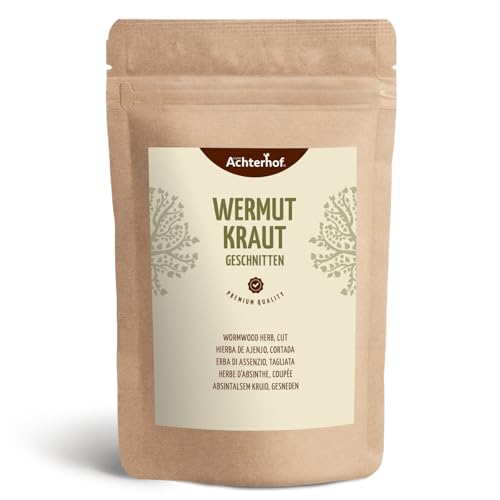 Wermutkraut geschnitten 100g | Bitterkraut | Wermutkraut-Tee | Wermut geschnitten als aromatisches Würzmittel oder Tee | vom Achterhof von vom-Achterhof