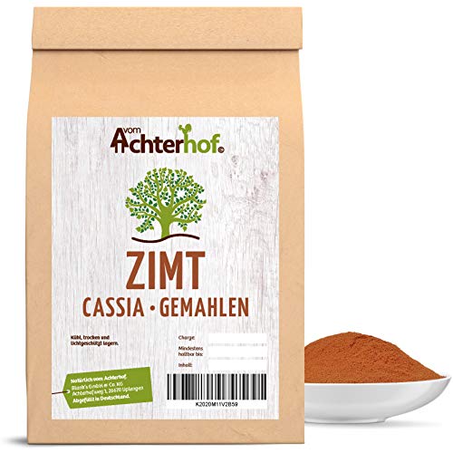 Zimt gemahlen cassia (500g) Premium Zimtpulver vom-Achterhof Gewürze von vom-Achterhof