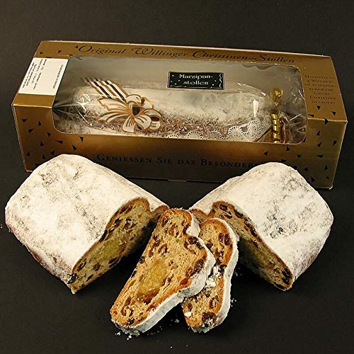 Original"Willinger Christinenstollen" mit Marzipankern, Schmuckkarton, 1 kg von von der Heide