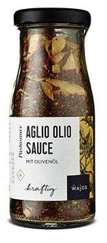 WAJOS Aglio Olio Sauce 70g | Pastasauce, Nudelsauce, Knoblauchsoße | ideal zum kochen, verfeinern & grilen | Dip zu Fisch, Fleisch & Gemüse | vegan von wajos