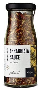 WAJOS Arrabbiata Sauce mit Chili 50g | Pastasauce, Nudelsauce, scharfe Soße | ideal zum kochen, verfeinern & grillen | würziger Dip zu Fisch, Fleisch & Gemüse | vegan von wajos