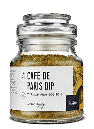 WAJOS Café de Paris Dip 95 g - französische Gewürzmischung zur Herstellung eines typisch französischen Knoblauch Dips | Cafe de Paris Gewürz von wajos