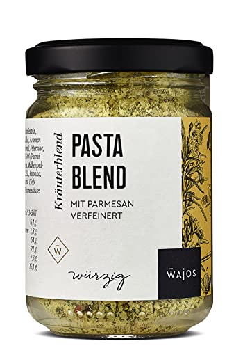 WAJOS Pasta Blend 75g | Gewürzmischung mit Parmesan verfeinert | Parmesan Dip zum Grillen, kochen & würzen | Perfekt als Dip zu Nudeln oder Fleisch von wajos