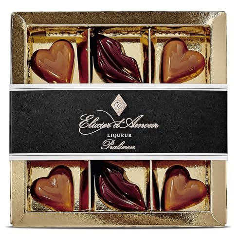 WAJOS 9er Pralinenschachtel Elixier d'Amour Hearts & Kisses, 110g WAJOS 9er Pralinenschachtel Elixier d'Amour Hearts & Kisses, 110g von wajos