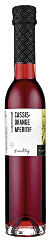 WAJOS Cassis-Orange-Aperitif – Essigzubereitung (3% Säure) | Aperitif Essig aus der Cassis Frucht | Fruchtbalsam für ein leckeres Salatdressing von wajos