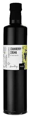 WAJOS Cranberry Crema mit Aceto Balsamico di Modena, 500 ml Essig Zubereitung mit 3% Säure von wajos