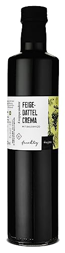 WAJOS Feige-Dattel Crema mit Aceto Balsamico di Modena, Essig Zubereitung 500ml, 3% Säure von wajos