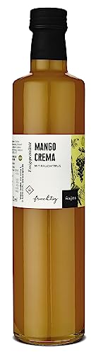 WAJOS Mango Crema 500ml mit Branntweinessig & Fruchtmus, Mango Essigzubereitung mit 3% Säure von wajos