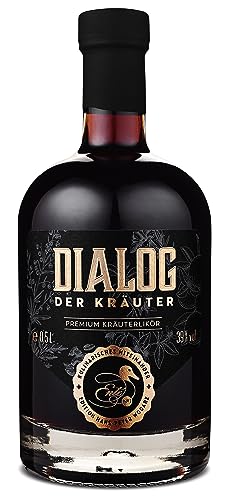 Wajos Dialog der Kräuter – Premium Kräuterlikör 500ml, 39% vol. Edler Likör-Genuss, Geschenkidee für Männer und Frauen von wajos