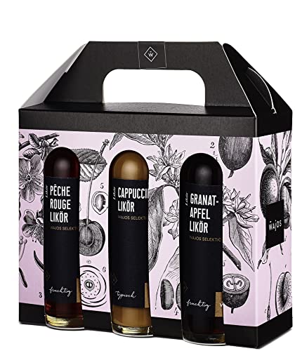 Wajos Geschenkset Likör, 6x40ml Liköre: Besonderes Geschenk für Frauen & Männer oder als Probierset Wajos Geschenkset Likör, 6x40ml Liköre: Besonderes Geschenk für Frauen & Männer oder als Probierset von wajos