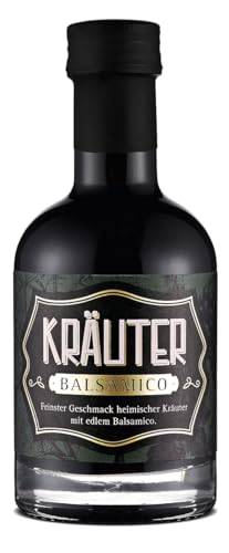 Wajos Kräuter Balsamico 250ml: Essig Zubereitung mit Aceto Balsamico di Modena und 3% Säure – Öl, Essig & Dressings von wajos