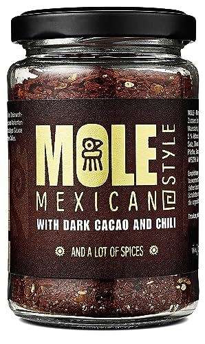 Wajos Mole Mexican Style 120g: Würzmischung für die mexikanische Küche – Perfekt für Chili con Carne & Tacos Wajos Mole Mexican Style 120g: Würzmischung für die mexikanische Küche – Perfekt für Chili con Carne & Tacos von wajos