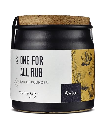 Wajos One for all Rub 55g - Allrounder Würzmischung für Grillen & BBQ. Vegan, würzig. Der BBQ Rub zum Grillen! Wajos One for all Rub 55g - Allrounder Würzmischung für Grillen & BBQ. Vegan, würzig. Der BBQ Rub zum Grillen! von wajos