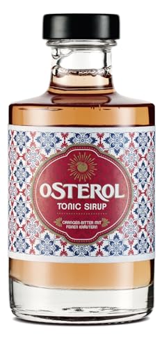 Wajos Osterol Orangen-Bitter Tonic Sirup 200ml – Sirup für Cocktail, Gin Tonic, Longdrinks & Tonic Water von wajos