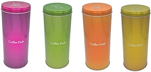 James Premium Kaffeepaddose 18 Pads - 4 er Set + Magnethalterung James Premium Kaffeepaddose 18 Pads - 4 er Set + Magnethalterung von wak