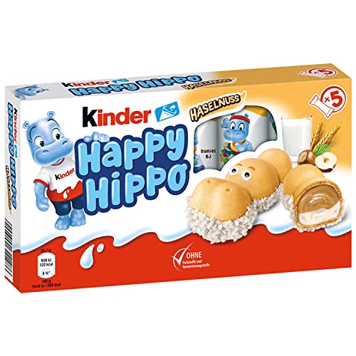 Kinder Happy Hippo Haselnuss (1 x 5 Stück a 20,7g) von wasser