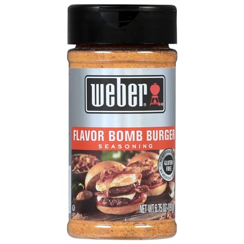 Weber Flavor Bomb Burger Seasoning, 6.75 Ounce Shaker von Weber