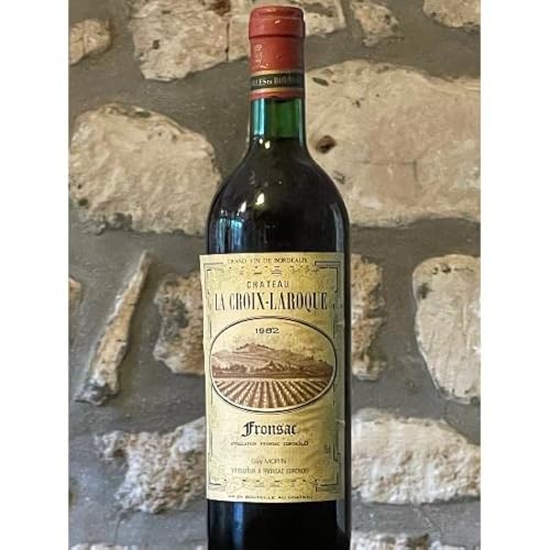 Rotwein, Fronsac, Château la croix Laroque 1982 von Domaine du Pech