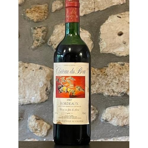 Vin rouge, Bordeaux superieur, Château du Bru 1987 von wein