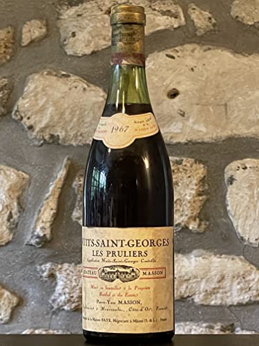 Vin rouge, Nuits St Georges, Domaine Masson, Les Pruliers 1967 von wein