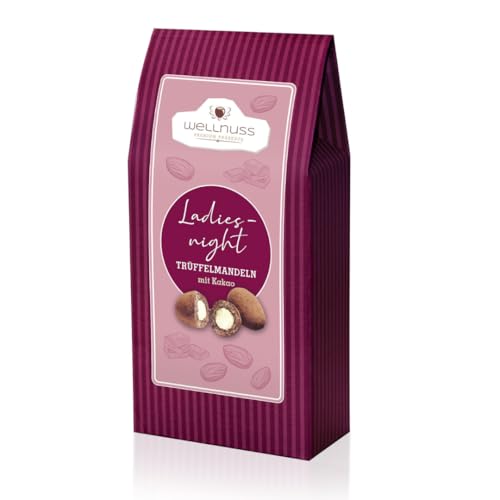 Maxi Faltschachtel - Ladiesnight - Trüffelmandeln mit Kakao (175g, Trüffelmandeln mit Kakao - Ladiesnight) von wellnuss