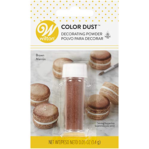 Brown Color Dust .05 oz. von Wilton