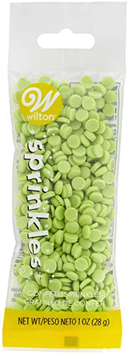 Sprinkles 1oz-Light Green Confetti von Wilton