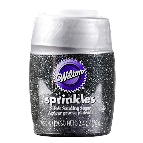 Wilton Sanding Sugar Sprinkles Assorted Colors; 2.5oz (Silver) von Wilton