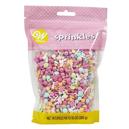 Wilton Sprinkles 10oz Shaped Sprinkles Mix (Flamingo) von wilton