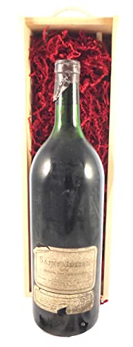 Saint Julien 1974 Bordeaux MAGNUM in einer Geschenkbox, da zu 4 Weinaccessoires, 1 x 1500ml von wine