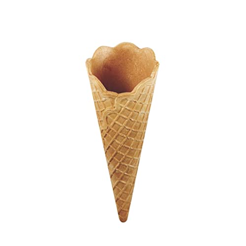 wisefood Eiswaffel, 1200 Süße Eistüten mit gewelltem Rand Ø 51mm, perfekt für Softeis, essbare und knusprige Softeiswaffel wisefood Eiswaffel, 1200 Süße Eistüten mit gewelltem Rand Ø 51mm, perfekt für Softeis, essbare und knusprige Softeiswaffel von wisefood