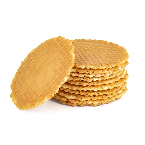 wisefood Eiswaffel, 5000 Waffelkekse rund Ø 65mm perfekt für Softeis, essbare und knusprige Softeiswaffel, ideal zur Garnitur von diversen Eisbecher Variationen wisefood Eiswaffel, 5000 Waffelkekse rund Ø 65mm perfekt für Softeis, essbare und knusprige Softeiswaffel, ideal zur Garnitur von diversen Eisbecher Variationen von wisefood