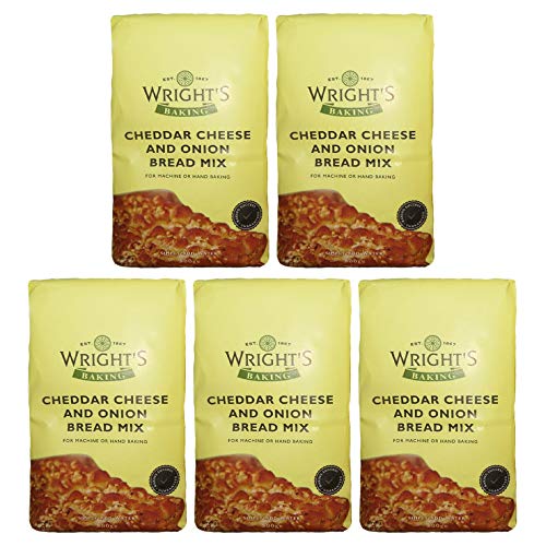 Wright's Baking Cheddar-Käse und Zwiebelbrot, 500 g, 5 Stück von wrights baking