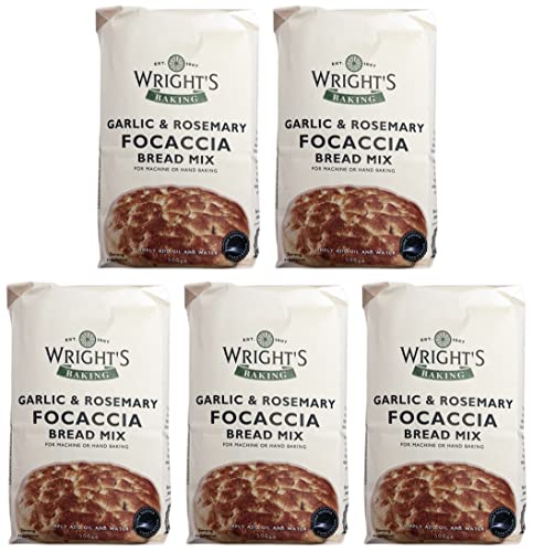 Wrights Baking Garlic & Rosemary Focaccia Bread Mix - Pack Size = 5x500g Wrights Baking Garlic & Rosemary Focaccia Bread Mix - Pack Size = 5x500g von wrights baking