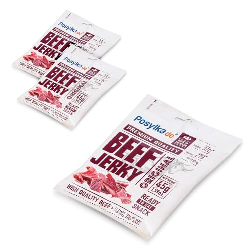 Getrocknetes Rindfleisch Beef Jerky original Protein Fitness Snack джерки (3 Stk.) von www posylka de