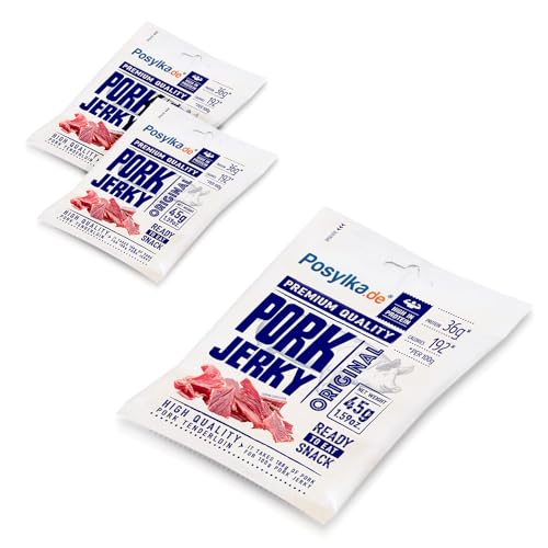 Getrocknetes Schweinefleisch Jerky original Protein Fitness Snack джерки (3 Stk) von www posylka de