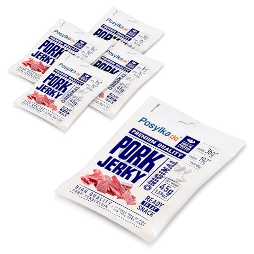 Getrocknetes Schweinefleisch Jerky original Protein Fitness Snack джерки (5 Stk) von www posylka de