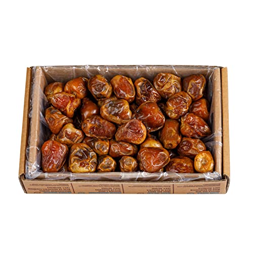 DATTELBÄR - BIO Sukkary EXTRA WEICH mit Kern, 750 g Box - 100% Bio Sukkary Datteln aus Saudi-Arabien - Frei von Pestiziden - Klasse 1 - Mit Stein DATTELBÄR - BIO Sukkary EXTRA WEICH mit Kern, 750 g Box - 100% Bio Sukkary Datteln aus Saudi-Arabien - Frei von Pestiziden - Klasse 1 - Mit Stein von DATTELBÄR