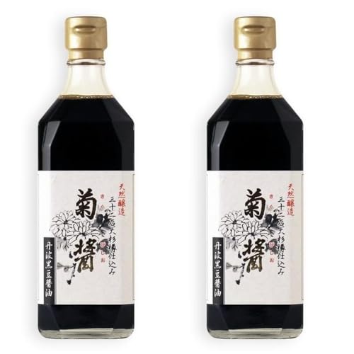 Yamaroku Japanische Sojasauce Kikubishio Milde Sojasauce - Vorteilspack mit 500 ml x2 von yamako