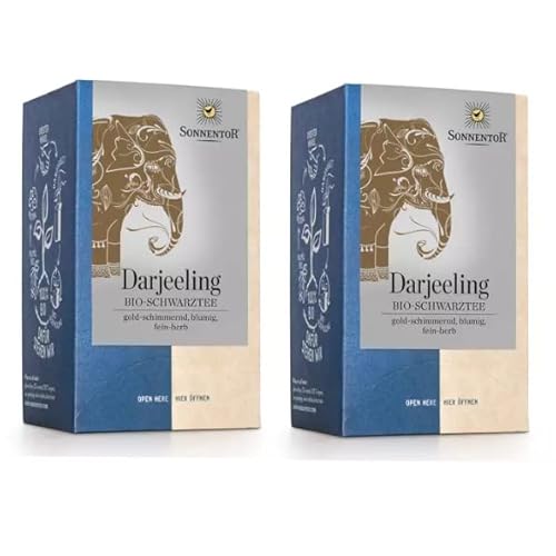 Sonnentor BIO Darjeeling 2x 27g (2x 18 Doppelkammerbeutel) - AT-BIO-301 von yellow MEDIA