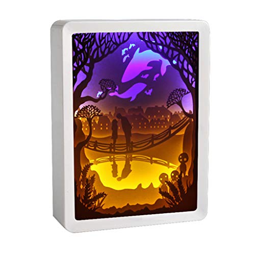 yinuiousory_Valentinstagsgeschenk Papierschnitt 3D Shadow Box LED-Licht Papierskulpturen Rahmen 3 von yinuiousory