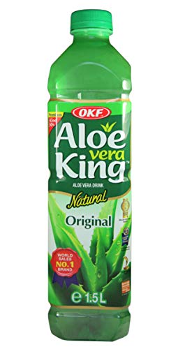 [ 1,5 Liter ] Aloe Vera King Getränk mit 30% Aloe | Natural | Aloe Vera Drink | inkl. €0,25 Einwegpfand von yoaxia Marke