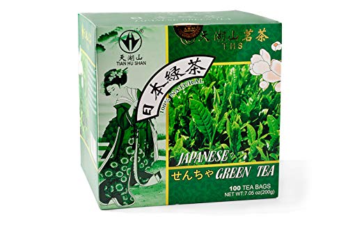 yoaxia ® - [ 200g (100x2g) ] TIAN HU SHAN Grüner Tee ( japanischer Art ) / Green Tea (Japanese style) von yoaxia Marke
