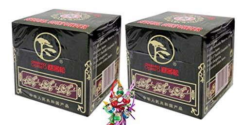 yoaxia ® - 2er Pack - [ 2x 250g ] GREETING PINE Special Gunpowder Grüner Tee / Grüntee / Green Tea China + ein kleines Glückspüppchen - Holzpüppchen von yoaxia Marke