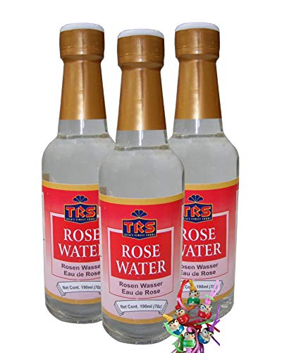 yoaxia ® - 3er Pack - [ 3x 190ml ] Rosenwasser/Rosen Wasser/Eau de Rose/Rose Water + ein kleiner Glücksanhänger gratis von yoaxia Marke