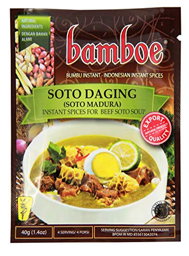 yoaxia ® - [ 40g ] Gewürzmischung SOTO DAGING für Rindfleisch-Gemüsesuppe von yoaxia Marke