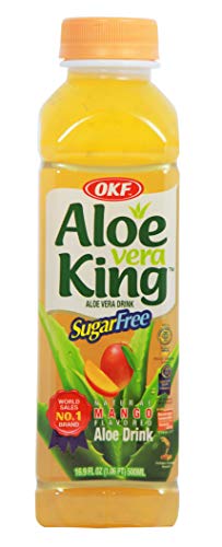 yoaxia ® - [ 500ml ] OKF SUGAR FREE Aloe Vera King Getränk MANGO Geschmack / Aloe Vera Drink inkl. €0,25 Einwegpfand von yoaxia Marke