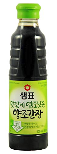 yoaxia ® - [ 500ml ] SEMPIO Sojasauce WENIGER SALZ / Koreanische Sojasoße / SALZREDUZIERTE Sojasauce von yoaxia Marke