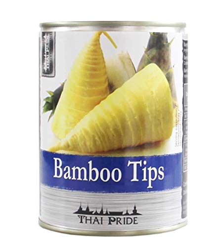 THAI PRIDE [ 540g / 300g ATG ] Bambusprossen-Spitzen/Bambusspitzen/Bamboo Tips von yoaxia Marke